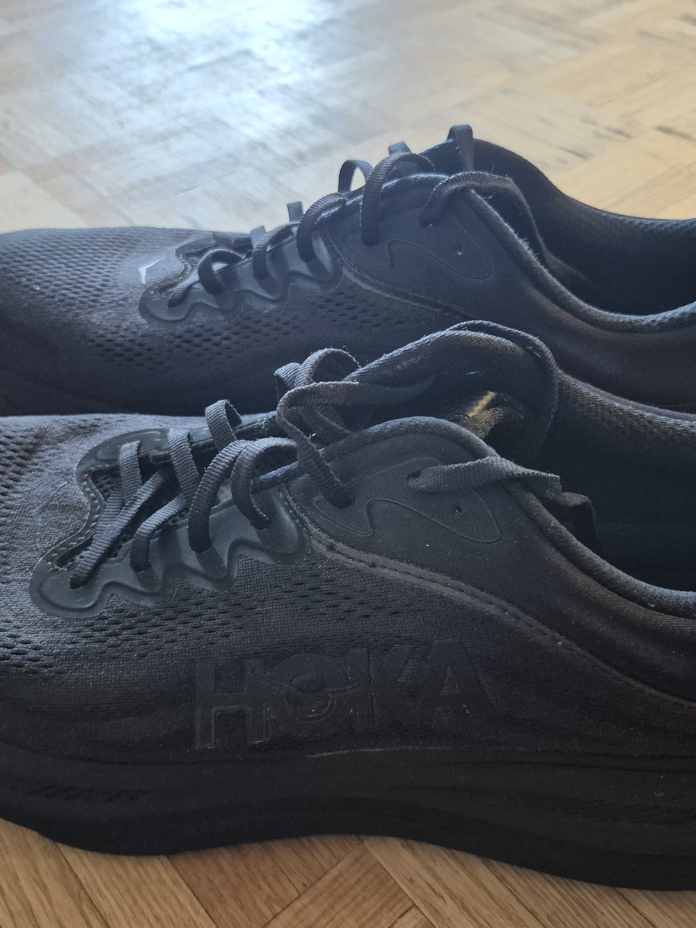 Hoka All-Black Athletic Sneakers